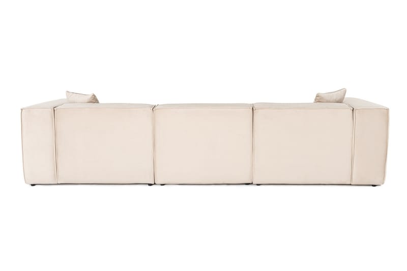 Kaolins Sofa med Chaiselong 3-personers - Creme - Møbler - Sofaer - Sofa med chaiselong