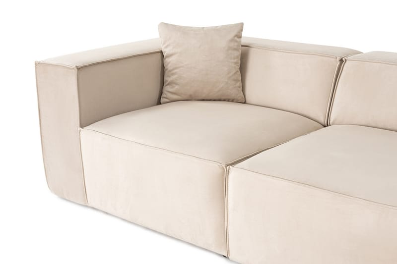 Kaolins Sofa med Chaiselong 3-personers - Creme - Møbler - Sofaer - Sofa med chaiselong