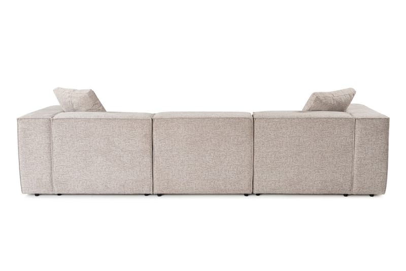 Kaolins Sofa med Chaiselong 3-personers - Mokka - Møbler - Sofaer - Sofa med chaiselong