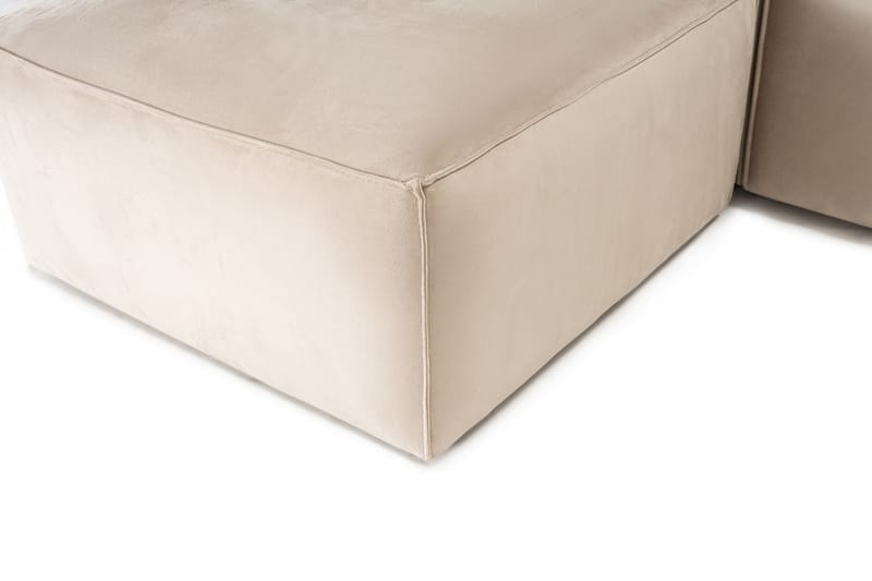 Kaolins Sofa med Chaiselong 3-personers - Creme - Møbler - Sofaer - Sofa med chaiselong