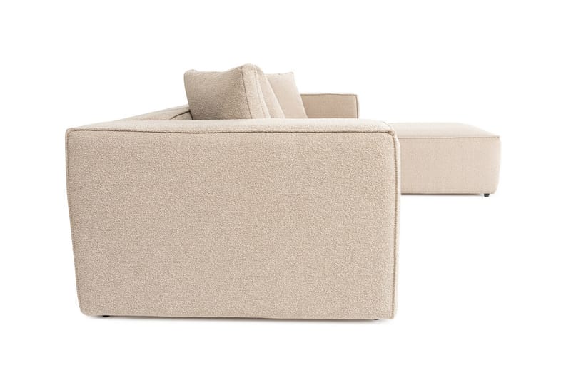 Kaolins Sofa med Chaiselong 3-personers - Fersken - Møbler - Sofaer - Sofa med chaiselong