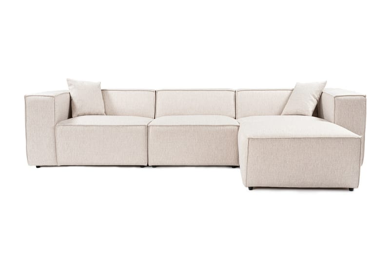 Kaolins Sofa med Chaiselong 3-personers - Lys brun - Møbler - Sofaer - Sofa med chaiselong