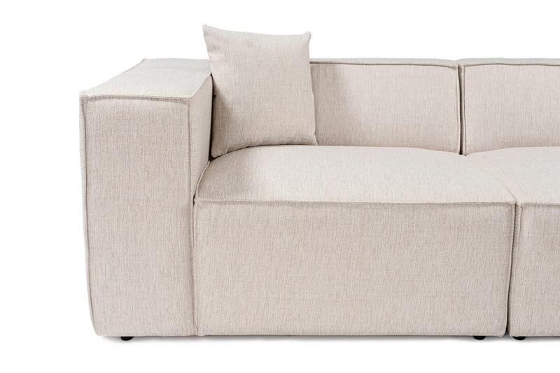 Kaolins Sofa med Chaiselong 3-personers - Lys brun - Møbler - Sofaer - Sofa med chaiselong