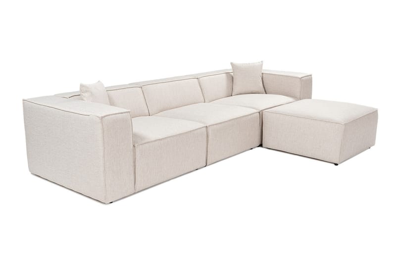 Kaolins Sofa med Chaiselong 3-personers - Lys brun - Møbler - Sofaer - Sofa med chaiselong