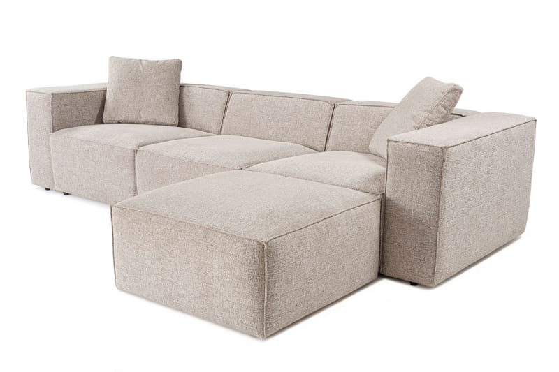 Kaolins Sofa med Chaiselong 3-personers - Mokka - Møbler - Sofaer - Sofa med chaiselong