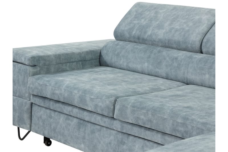 Kollekind Sofa med Divan 3-personers - Beige/Brun - Møbler - Sofaer - Sofa med chaiselong