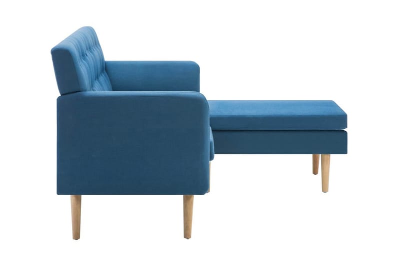 L-Formet Sofa I Stofbeklædning 171,5 X 138 X 81,5 Cm Blå - Blå - Møbler - Sofaer - Sofa med chaiselong