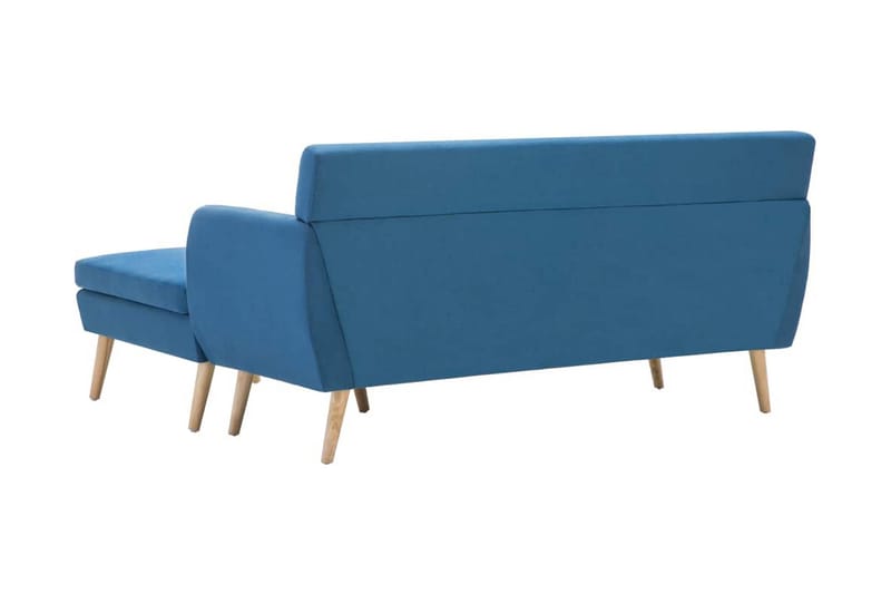 L-Formet Sofa I Stofbeklædning 171,5 X 138 X 81,5 Cm Blå - Blå - Møbler - Sofaer - Sofa med chaiselong