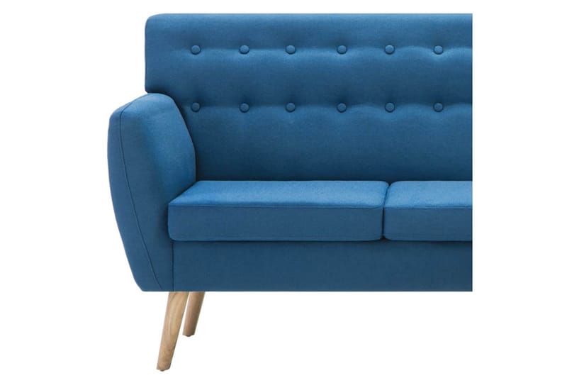 L-Formet Sofa I Stofbeklædning 171,5 X 138 X 81,5 Cm Blå - Blå - Møbler - Sofaer - Sofa med chaiselong