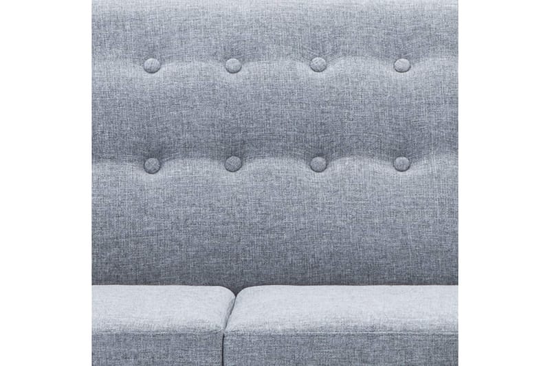 L-Formet Sofa I Stofbeklædning 171,5 X 138 X 81,5 Cm Lysegrå - Grå - Møbler - Sofaer - Sofa med chaiselong