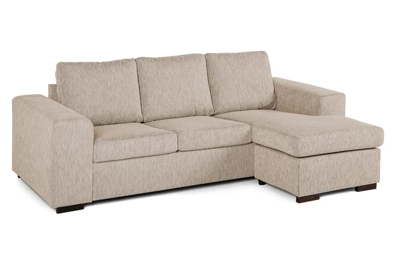 Link Chaiselongsofa 3-pers Vendbar - Beige - Møbler - Sofaer - Sofa med chaiselong