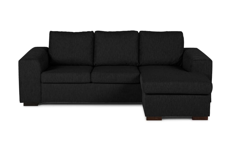 Link Chaiselongsofa 3-pers Vendbar - Sort - Møbler - Sofaer - Sofa med chaiselong