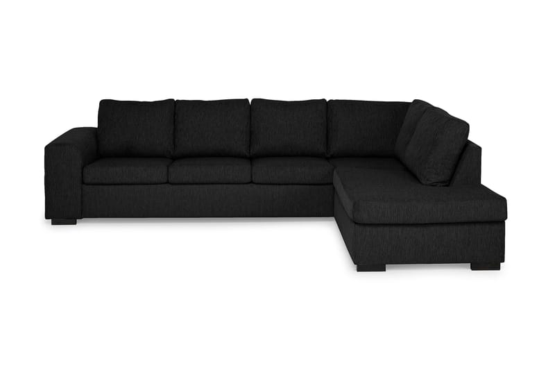 Link Sofa med Chaiselong Large Højre - Sort - Møbler - Sofaer - Sofa med chaiselong