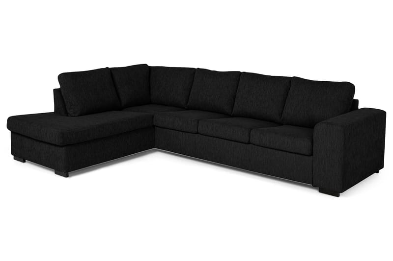 Link Sofa med Chaiselong Large Venstre - Sort - Møbler - Sofaer - Sofa med chaiselong