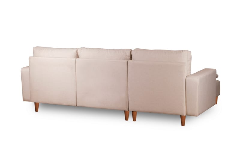 Lungo Sofa med Chaiselong 4-personers - Beige - Møbler - Sofaer - Sofa med chaiselong