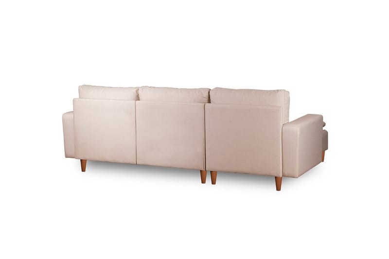 Lungo Sofa med Chaiselong 4-personers - Beige - Møbler - Sofaer - Sofa med chaiselong