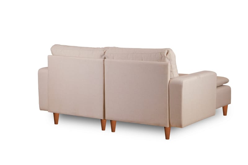 Lungo Sofa med Chaiselong 4-personers - Beige - Møbler - Sofaer - Sofa med chaiselong