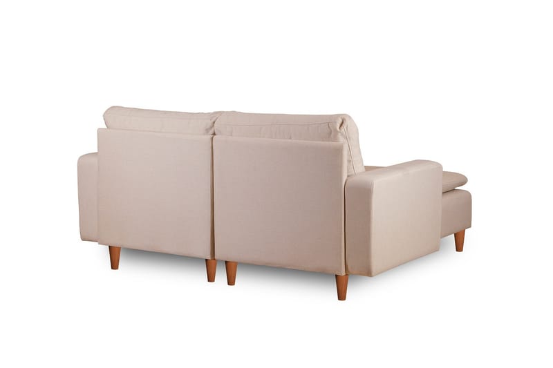 Lungo Sofa med Chaiselong 4-personers - Beige - Møbler - Sofaer - Sofa med chaiselong