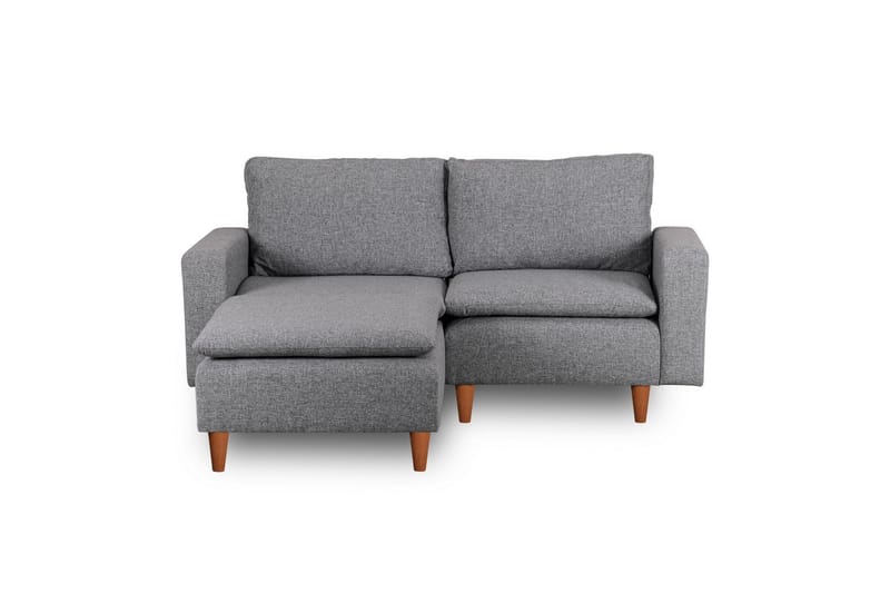 Lungo Sofa med Chaiselong 4-personers - Lysegrå - Møbler - Sofaer - Sofa med chaiselong