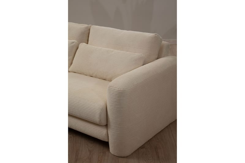 Makhan Sofa med Chaiselong 3-personers - Beige - Møbler - Sofaer - Sofa med chaiselong