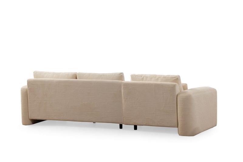 Makhan Sofa med Chaiselong 3-personers - Beige - Møbler - Sofaer - Sofa med chaiselong