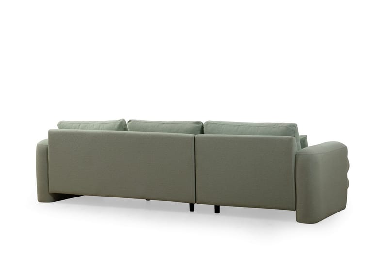 Makhan Sofa med Chaiselong 3-personers - Grøn - Møbler - Sofaer - Sofa med chaiselong