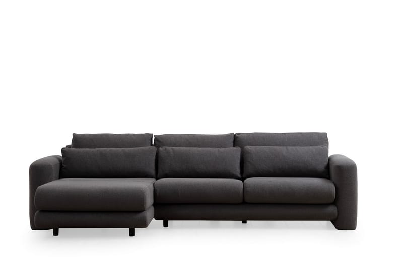 Makhan Sofa med Chaiselong 3-personers - Grå - Møbler - Sofaer - Sofa med chaiselong