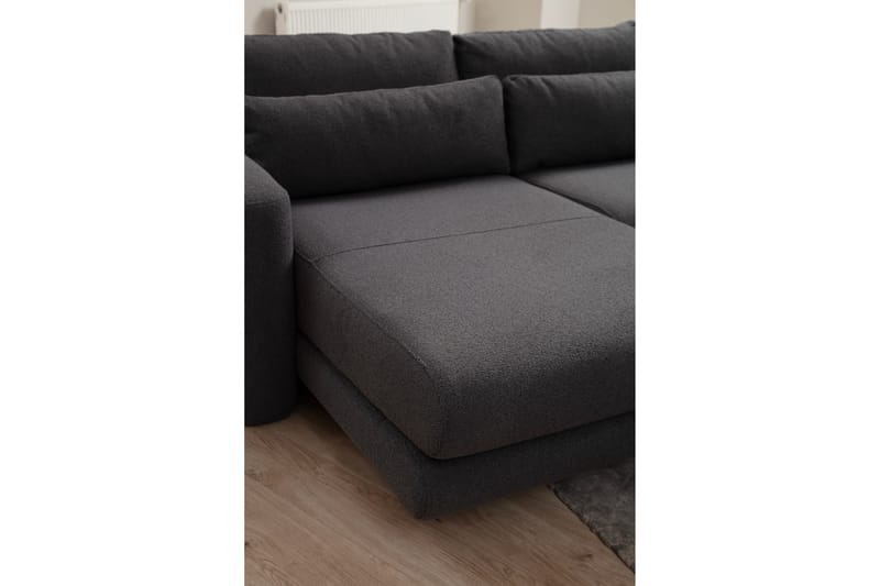 Makhan Sofa med Chaiselong 3-personers - Grå - Møbler - Sofaer - Sofa med chaiselong