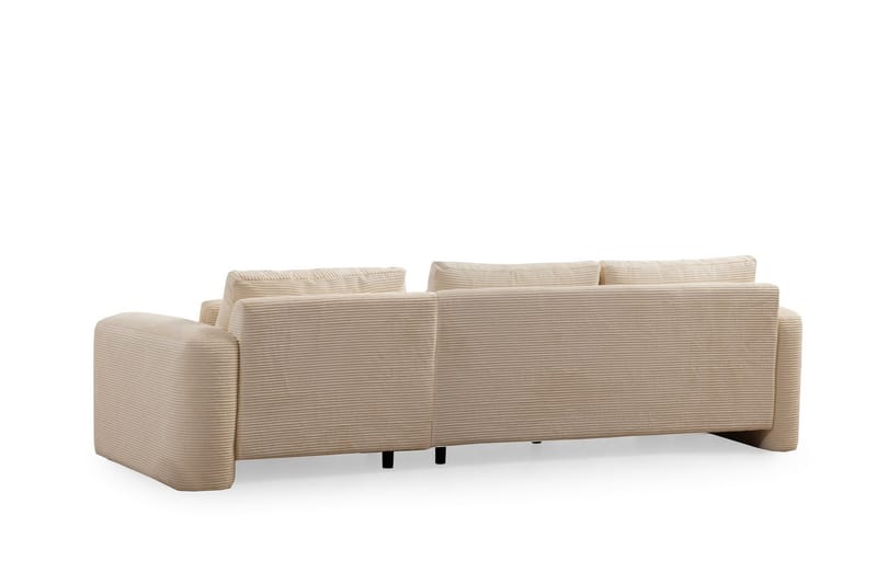 Makhan Sofa med Chaiselong 3-personers - Beige - Møbler - Sofaer - Sofa med chaiselong