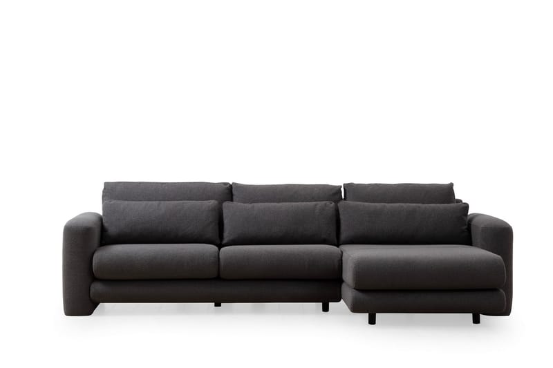 Makhan Sofa med Chaiselong 3-personers - Grå - Møbler - Sofaer - Sofa med chaiselong