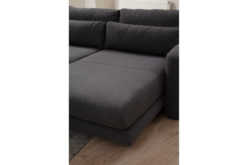 Makhan Sofa med Chaiselong 3-personers - Grå - Møbler - Sofaer - Sofa med chaiselong