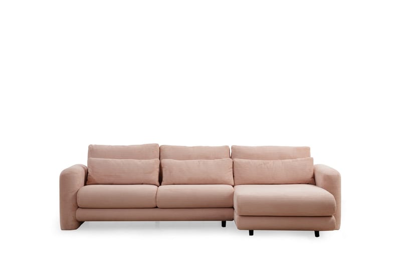 Makhan Sofa med Chaiselong 3-personers - Rosa - Møbler - Sofaer - Sofa med chaiselong