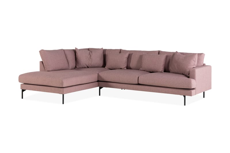 Menard 4-Pers. Sofa med Chaiselong Venstre - Lilla - Møbler - Sofaer - Sofa med chaiselong