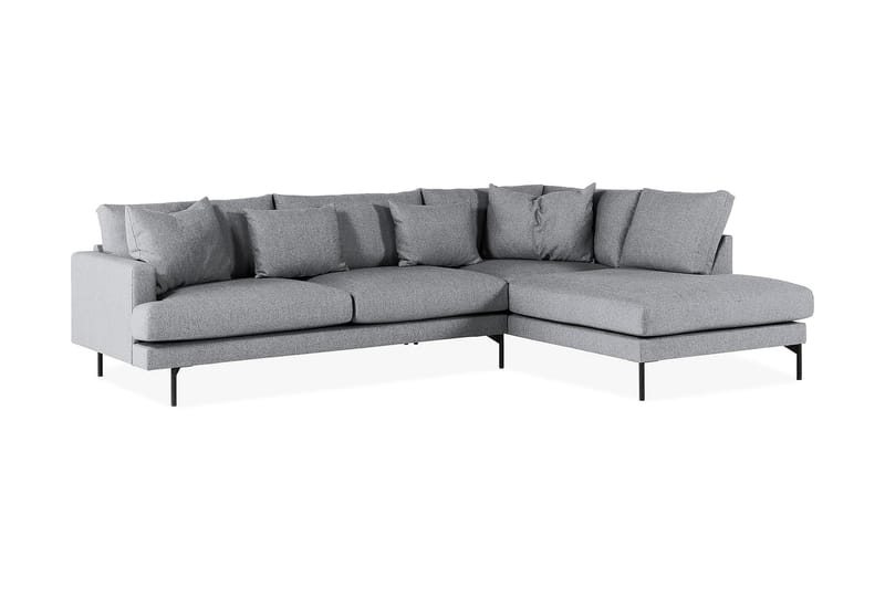 Menard 4-Pers. Sofa med Chaiselong Højre - Grå - Møbler - Sofaer - Sofa med chaiselong