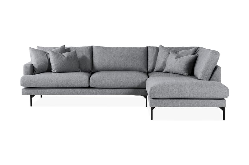 Menard 4-Pers. Sofa med Chaiselong Højre - Grå - Møbler - Sofaer - Sofa med chaiselong