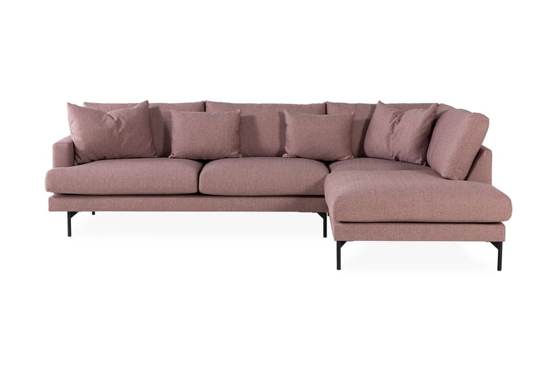 Menard 4-Pers. Sofa med Chaiselong Højre - Lilla - Møbler - Sofaer - Sofa med chaiselong