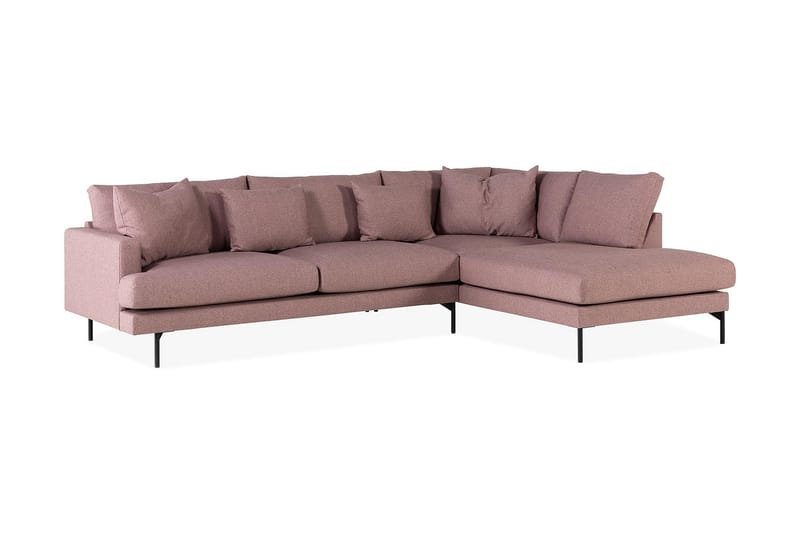 Menard 4-Pers. Sofa med Chaiselong Højre - Lilla - Møbler - Sofaer - Sofa med chaiselong