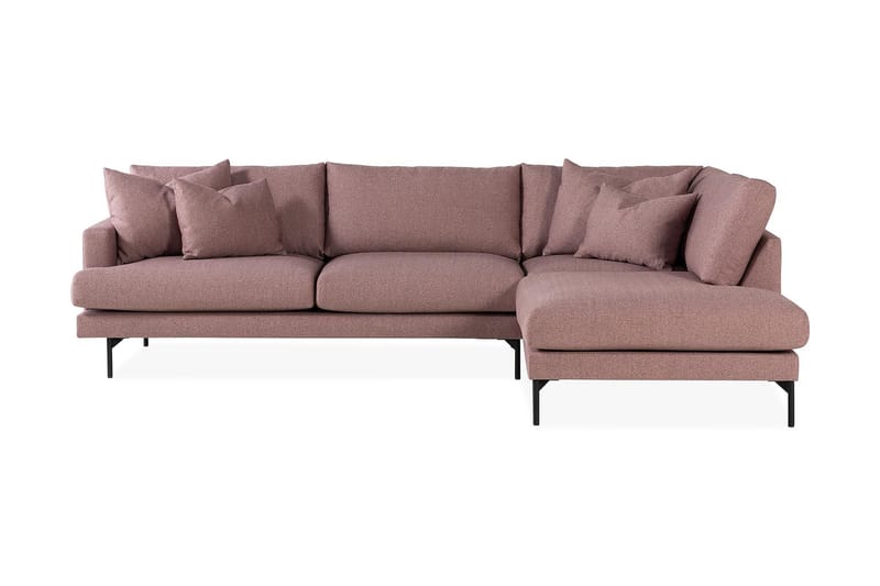 Menard 4-Pers. Sofa med Chaiselong Højre - Lilla - Møbler - Sofaer - Sofa med chaiselong