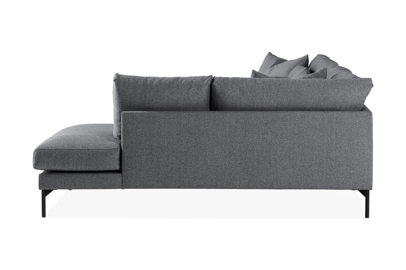 Menard 4-Pers. Sofa med Chaiselong Højre - Mørkegrå - Møbler - Sofaer - Sofa med chaiselong