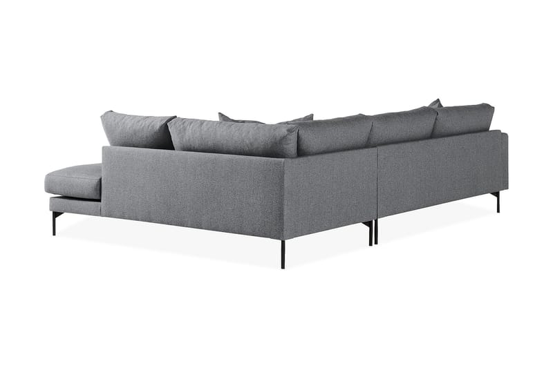 Menard 4-Pers. Sofa med Chaiselong Højre - Mørkegrå - Møbler - Sofaer - Sofa med chaiselong