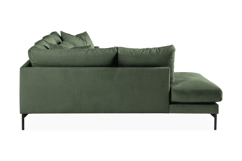 Menard 4-Pers. Sofa med Chaiselong Venstre - Grøn - Møbler - Sofaer - Sofa med chaiselong