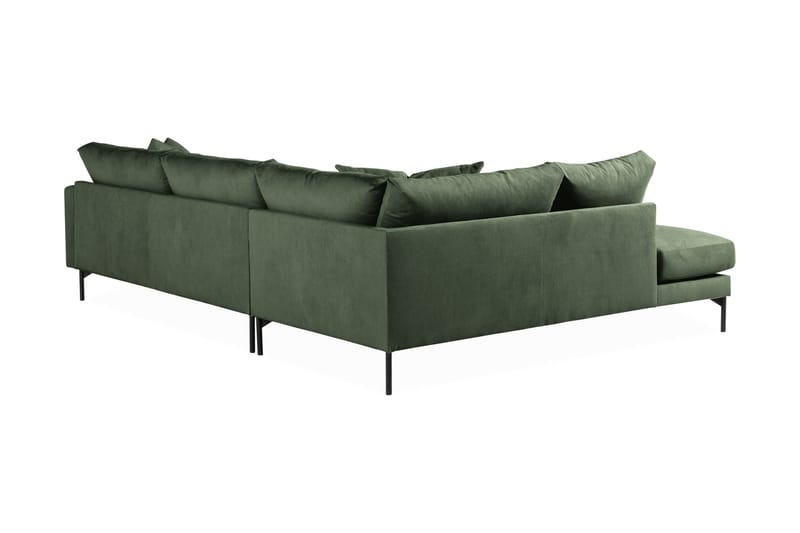 Menard 4-Pers. Sofa med Chaiselong Venstre - Grøn - Møbler - Sofaer - Sofa med chaiselong