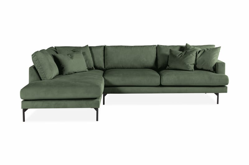 Menard 4-Pers. Sofa med Chaiselong Venstre - Grøn - Møbler - Sofaer - Sofa med chaiselong