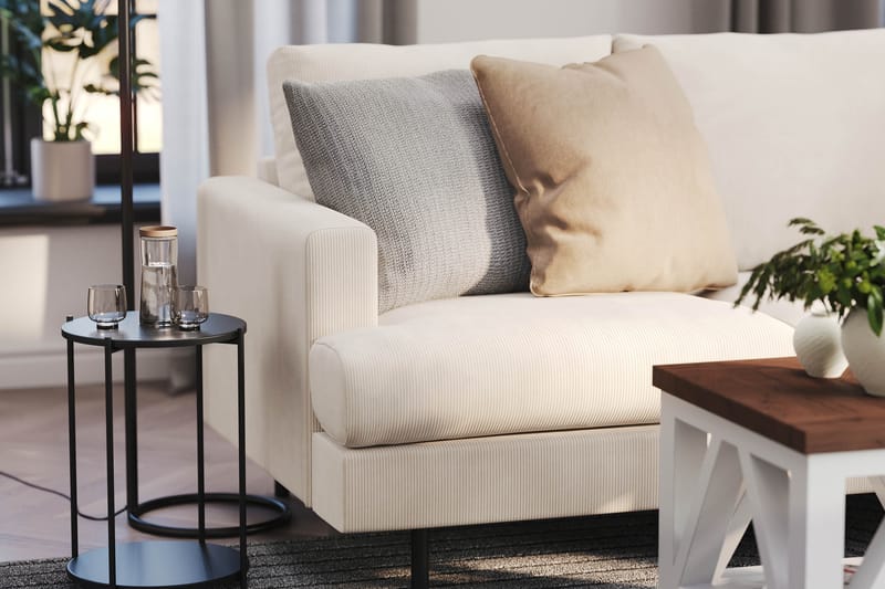 Menard Compact 4-personers Manchester L Sofa med Chaiselong Højre - Møbler - Sofaer - Sofa med chaiselong