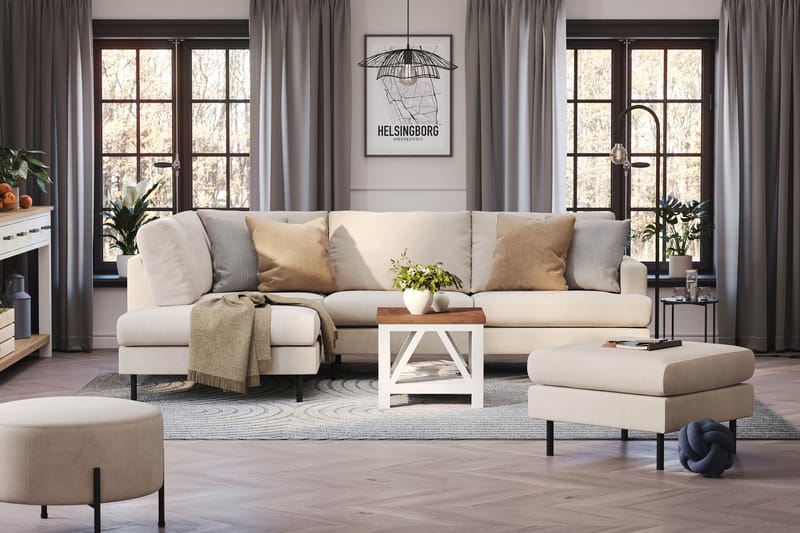 Menard Compact 4-personers L Sofa med Chaiselong Venstre - Møbler - Sofaer - Sofa med chaiselong