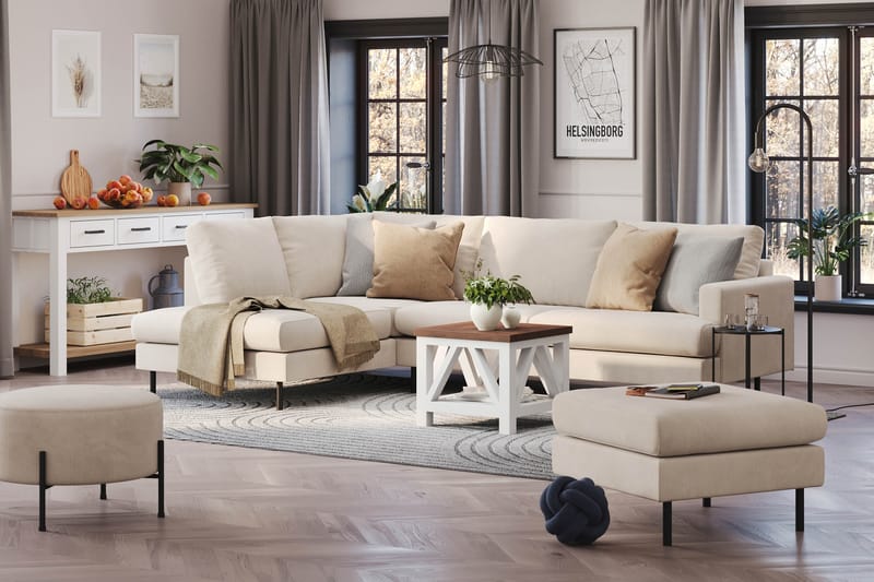 Menard Compact 4-personers L Sofa med Chaiselong Venstre - Møbler - Sofaer - Sofa med chaiselong