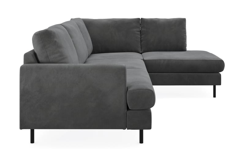 Menard Compact Sofa med Chaiselong 4-sæder - Grå - Møbler - Sofaer - Sofa med chaiselong