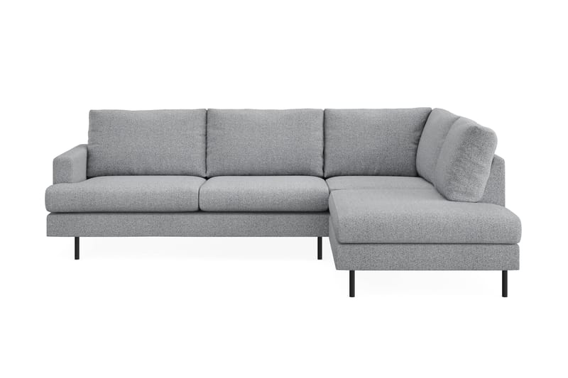 Menard Compact Sofa med Chaiselong 4-sæder - Grå - Møbler - Sofaer - Sofa med chaiselong