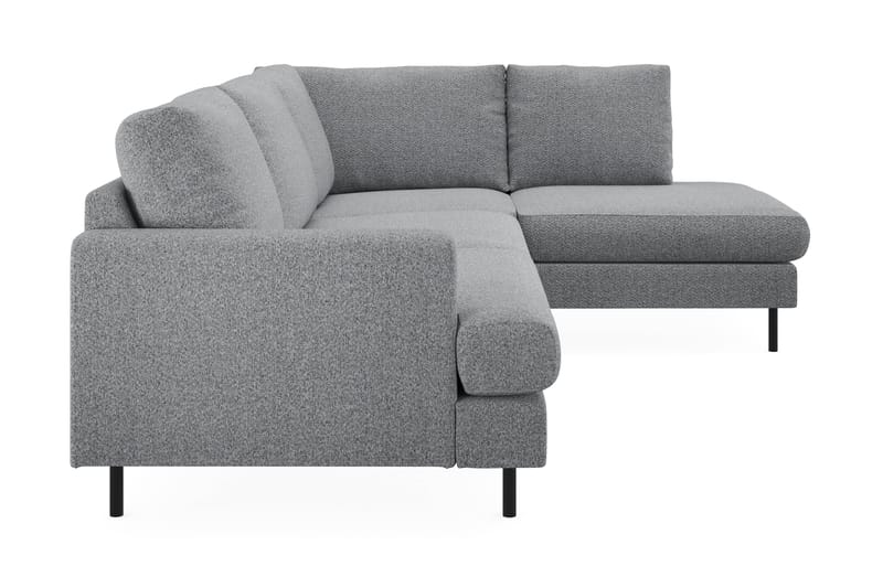 Menard Compact Sofa med Chaiselong 4-sæder - Grå - Møbler - Sofaer - Sofa med chaiselong