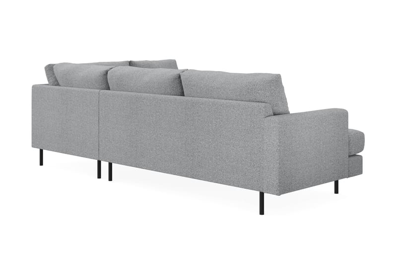 Menard Compact Sofa med Chaiselong 4-sæder - Grå - Møbler - Sofaer - Sofa med chaiselong